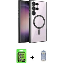 İlk El Grup Ieg™ Galaxy S24 Ultra Nova Işık Özel Seri - Siyah Joko Magic 5d Cam + Mor Raze Metal Kamera Lens