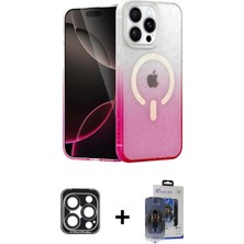 İlk El Grup Ieg™ iPhone 15 Pro Max Eksen Minimal Özel Seri - Siyah Vanessa Magic Cam + Lacivert Pvd Metal Kamera Lens