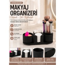 Yapı3D Makyaj Organizeri | Bölmeli Kozmetik Düzenleyici,geniş Hazneli, Şık ve Dayanıklı Tasarım