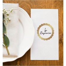 Hediyenza Iyi Bayramlar Bayram Sofralarına Özelbaskı Peçete Sunum Peçetesi 20 Adet