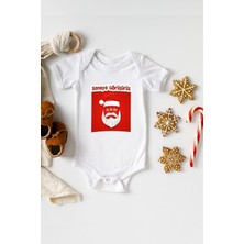 Hediyenza Unisex Beyaz Seneye Görüşürüz Baskılı Yarım Kollu Bebek Zıbını