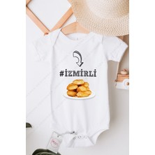 Hediyenza Izmirli ve Boyoz Baskılı Bebek Body & Zıbın