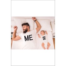 Hediyenza Me & Mini Me Babalar Günü T-Shirt ve Zıbın (Tekli Üründür Kombin Yapmak Içn 2 Adet Sepete Ekleyiniz)