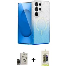 İlk El Grup Ieg™ Galaxy S24 Ultra Eksen Minimal Özel Seri - Siyah Joko Magic 5d Hayalet Cam + Gold Bilvis Titan Kamera Lens