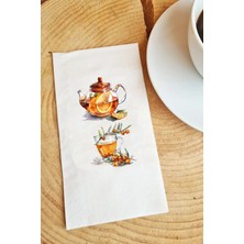 Hediyenza Kış Çayı Bitki Çayı Baskılı Sunum Peçetesi 20’li