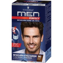 Men Perfect 80 Siyah Kahve Erkek Saç Boyası