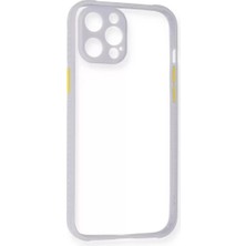 Sh Ticaret Iphone 12 Kılıf Miami Şeffaf Silikon - Lila