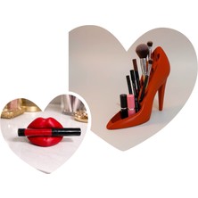 3D Tasarım Şık ve Fonksiyonel Makyaj Organizeri Seti