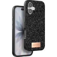 Sh Ticaret Onegif Iphone 17 Bright Simli Kapak - Siyah