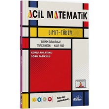 Acil Yayınları Acil Matematik Limit Türev Konu Anlatımlı Soru Fasikülü