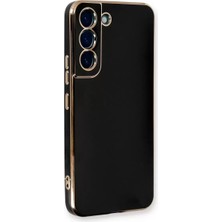 Senka Newface Samsung Galaxy S22 Plus Kılıf Volet Silikon - Siyah