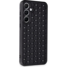 Colezium Galaxy A25 5g Kılıf Petek  Kapak - Siyah