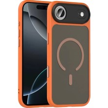 Senka Joko Iphone 17 Air Megane Magsafe Kapak - Turuncu
