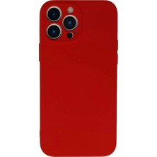 Senka Newface Iphone 13 Pro Kılıf Nano Içi Kadife Silikon - Kırmızı