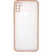 Senka Newface Samsung Galaxy A11 Kılıf Montreal Silikon Kapak - Pembe