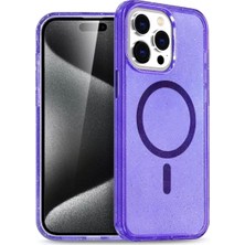 Senka Joko Iphone 15 Pro Max Star Magsafe Kapak - Mor