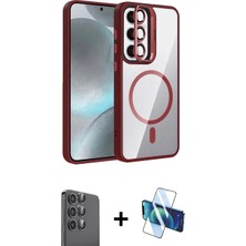 İlk El Grup Ieg™ Galaxy S24 Fe Yadigar Asil Koleksiyonu - Siyah 3D Antistatik Seramik Nano Ekran Koruyucu + Siyah Raze Metal Kamera Lens