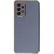 Senka Newface Samsung Galaxy A52 Kılıf Volet Silikon - Mavi