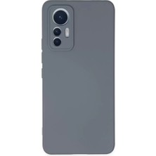 Senka Newface Mi 12 Lite Kılıf Nano Içi Kadife Silikon - Gri