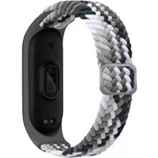 Senka Newface Mi Band 7 Star Kordon - Gri-Siyah