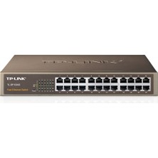 Senka Tp-Link TL-SF1024D, 24PORT, Megabit, Metal Kasa, Yönetilemez, Rackmount Switch