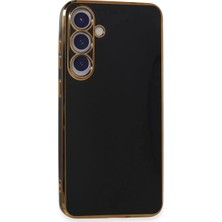 Senka Newface Samsung Galaxy S24 Plus Kılıf Volet Silikon - Siyah