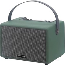 Senka Konfulon F31 50W Sürücülü 2 Adet Mikrofonlu Bt 5.2 Kablosuz Hoparlör - Yeşil