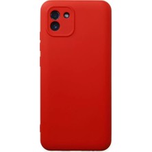 Senka Newface Samsung Galaxy A03 Kılıf Nano Içi Kadife Silikon - Kırmızı