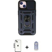 İlk El Grup Ieg™ iPhone 14 Ahenk Klasik - Siyah Joko Magic 5d Cam + Gümüş Shine Kamera Lens