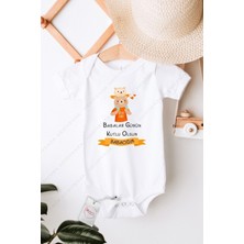 Hediyenza Babalar Günü Teddy Bear Baskılı Bebek Body & Zıbın