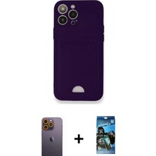 İlk El Grup Ieg™ iPhone 12 Pro Max Vadi Çizgi Prime - Siyah 34D Izgaralı Cam + Sarı Neon Fosforlu Kamera Lens