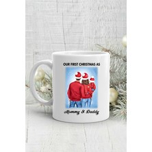Hediyenza Our First Christmas As Mommy & Daddy Baskılı Kupa Bardak / Mug