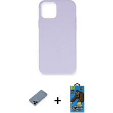 İlk El Grup Ieg™ iPhone 12 Pro Max Ahenk Serisi - Siyah 18D Cam Ekran Koruyucu + Siyah Metal Kamera Lens Koruma Cam