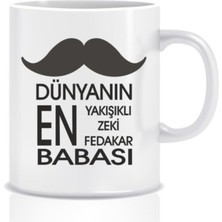 Hediyenza Dünyanın En Yakışıklı Zeki Fedekar Babası Tasarım Kupa Bardak