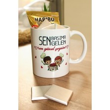 Hediyenza Sevgililer Günü Hediyesi Çikolata Dolu Kupa Bardak