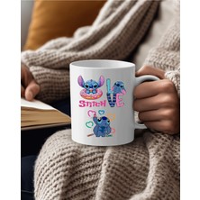 Hediyenza Özel Tasarım Stitch Baskılı Kupa Bardak / Mug