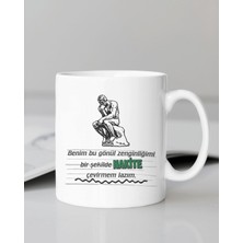 Hediyenza Gönül Zenginliği = Nakit Motto Baskılı Kupa Bardak / Mug 1 Adet