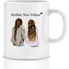 Hediyenza Birlikte Nice Yıllara Tasarım Kupa Bardak