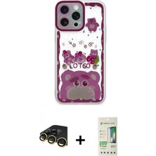 İlk El Grup Ieg™ iPhone 14 Pro Çekirdek Asil - Siyah 20D Premium Cam Ekran Koruyucu + Gold Raze Metal Kamera Lens