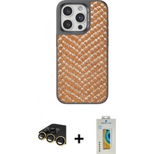 İlk El Grup Ieg™ iPhone 14 Pro Max Vadi Özel Seri - Siyah Polymer Nano Ekran Koruyucu + Gold Raze Metal Kamera Lens