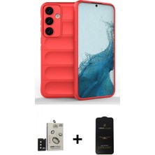 İlk El Grup Ieg™ Galaxy S24 Atlas Koleksiyonu - Siyah 6d Antistatik Mat Seramik Hayalet Nano Ekran Koruyucu + Siyah Bilvis Titan Kamera Lens