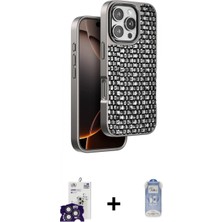 İlk El Grup Ieg™ iPhone 16 Pro Max Siluet Form Serisi - Siyah Joko Magic 5d Cam + Titanyum Gri Bilvis Titan Kamera Lens