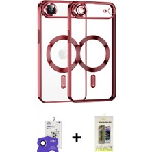 İlk El Grup Ieg™ iPhone 17 Air Nova Işık Özel Seri - Siyah Joko Magic 5d Hayalet Cam + Siyah Bilvis Titan Kamera Lens