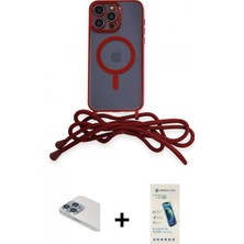İlk El Grup Ieg™ iPhone 13 Pro Max Eksen Özel Seri - Şeffaf Pasifik Cam Ekran Koruyucu + Sierra Blue Pers Alüminyum Kamera Lens