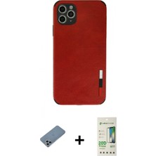 İlk El Grup Ieg™ iPhone 11 Pro Max Doruk Asil Koleksiyonu - Siyah 20D Premium Cam Ekran Koruyucu + Sierra Blue Shine Kamera Lens Koruma Cam
