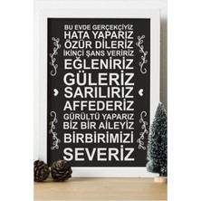 Hediyenza Ahşap 24X33 cm Tasarım Tablo Çerçeve
