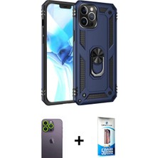 İlk El Grup Ieg™ iPhone 12 Pro Max Ahenk Klasik Koleksiyonu - Siyah 5d Eko Cam Ekran Koruyucu + Yeşil Neon Fosforlu Kamera Lens