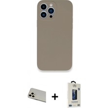 İlk El Grup Ieg™ iPhone 13 Pro Max Zirve Modern Özel Seri - Siyah Bilvis Hayalet Cam Ekran Koruyucu + Rose Gold Rainbow Kamera Lens Koruma Cam