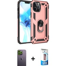 İlk El Grup Ieg™ iPhone 12 Pro Max Ahenk Klasik Koleksiyonu - Siyah 5d Eko Cam Ekran Koruyucu + Yeşil Neon Fosforlu Kamera Lens
