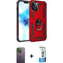İlk El Grup Ieg™ iPhone 12 Pro Max Ahenk Klasik Koleksiyonu - Siyah 5d Eko Cam Ekran Koruyucu + Yeşil Neon Fosforlu Kamera Lens